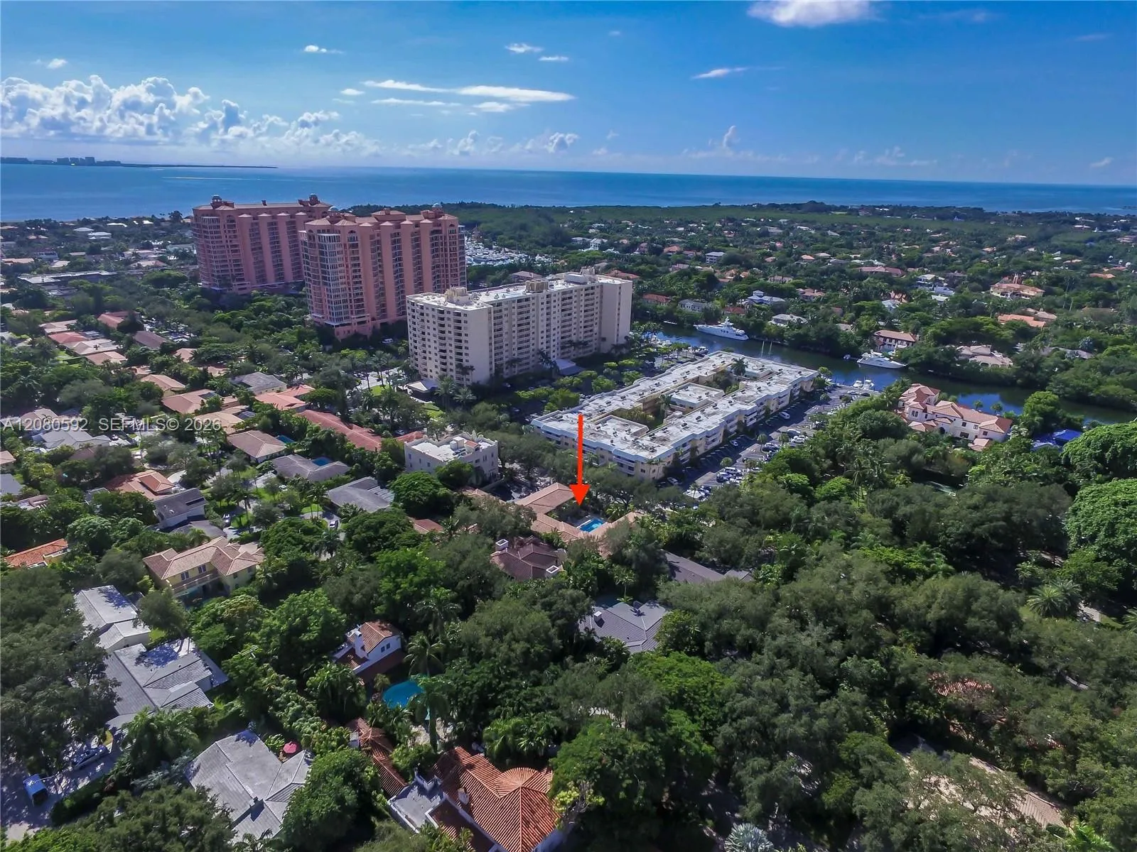 View details of listing 125 Edgewater Drive 12A, Coral Gables, FL 33133 Coral Gables with MLS# 