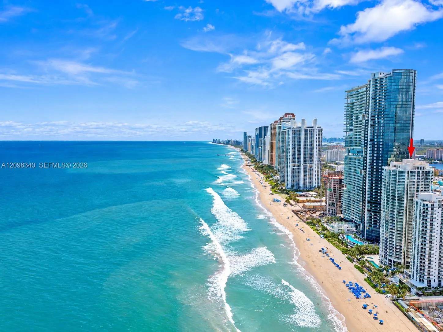 View details of listing 18671 Collins Avenue 802, Sunny Isles Beach, FL 33160 Sunny Isles Beach with MLS# 