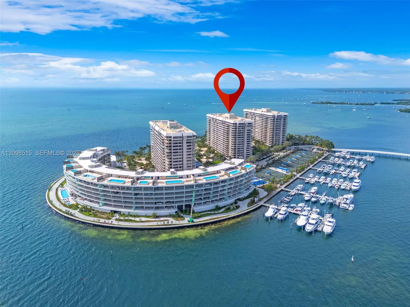 Listing  2 Grove Isle Drive B606, Miami, FL 33133, Miami, FL 33133
