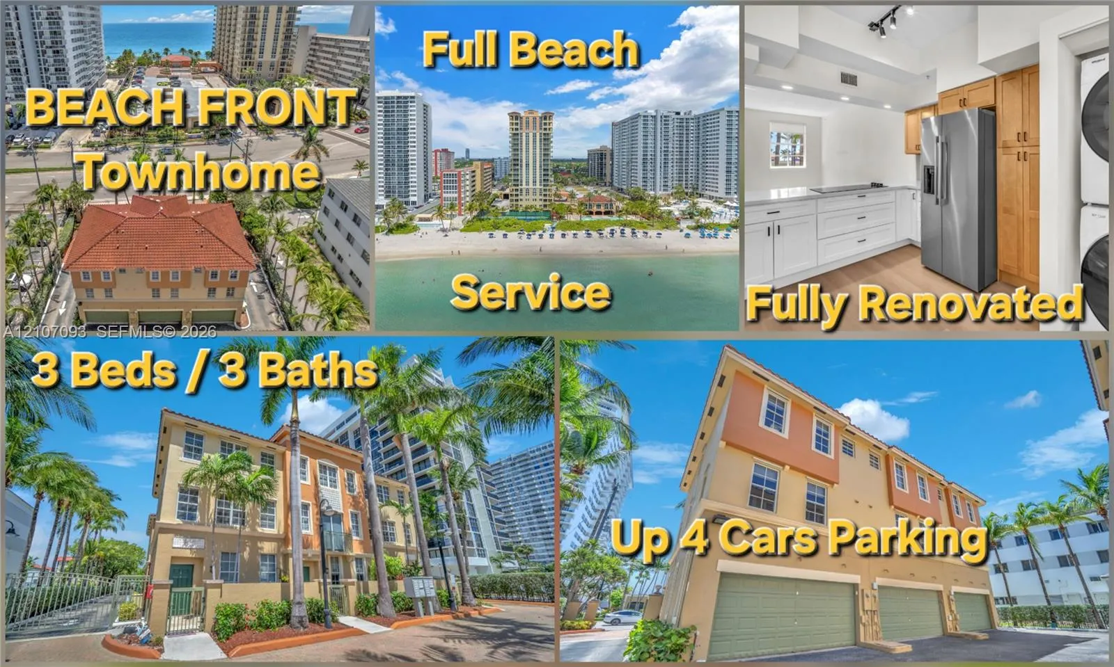 Listing  2065 S Ocean Drive TH1, Hallandale Beach, FL 33009, Hallandale Beach, FL 33009