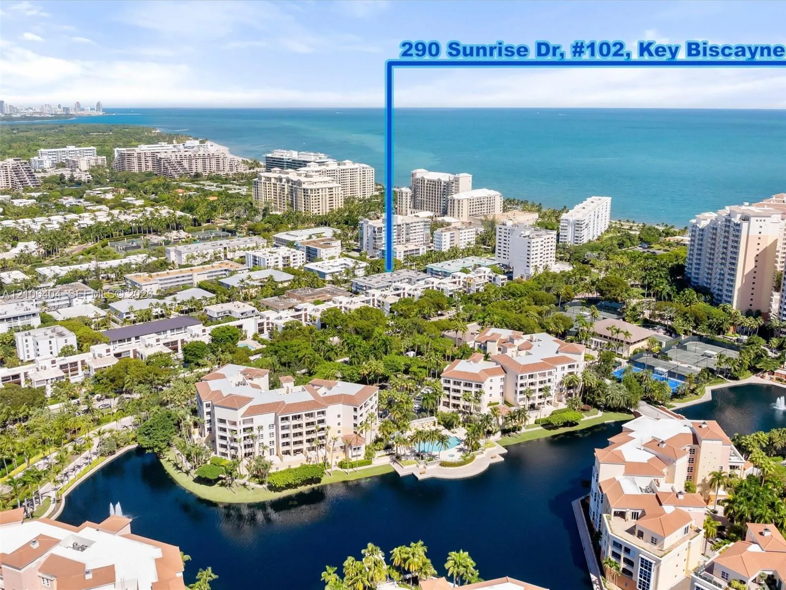 View details of listing 290 Sunrise Drive 1-B, Key Biscayne, FL 33149 Key Biscayne with MLS#