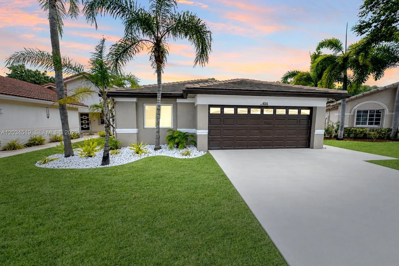 View details of listing 414 SW 177th Avenue, Pembroke Pines, FL 33029 Pembroke Pines with MLS# 