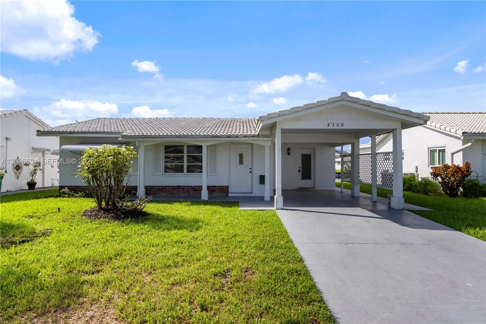 View details of listing 8300 NW 59th Street, Tamarac, FL 33321 Tamarac with MLS#