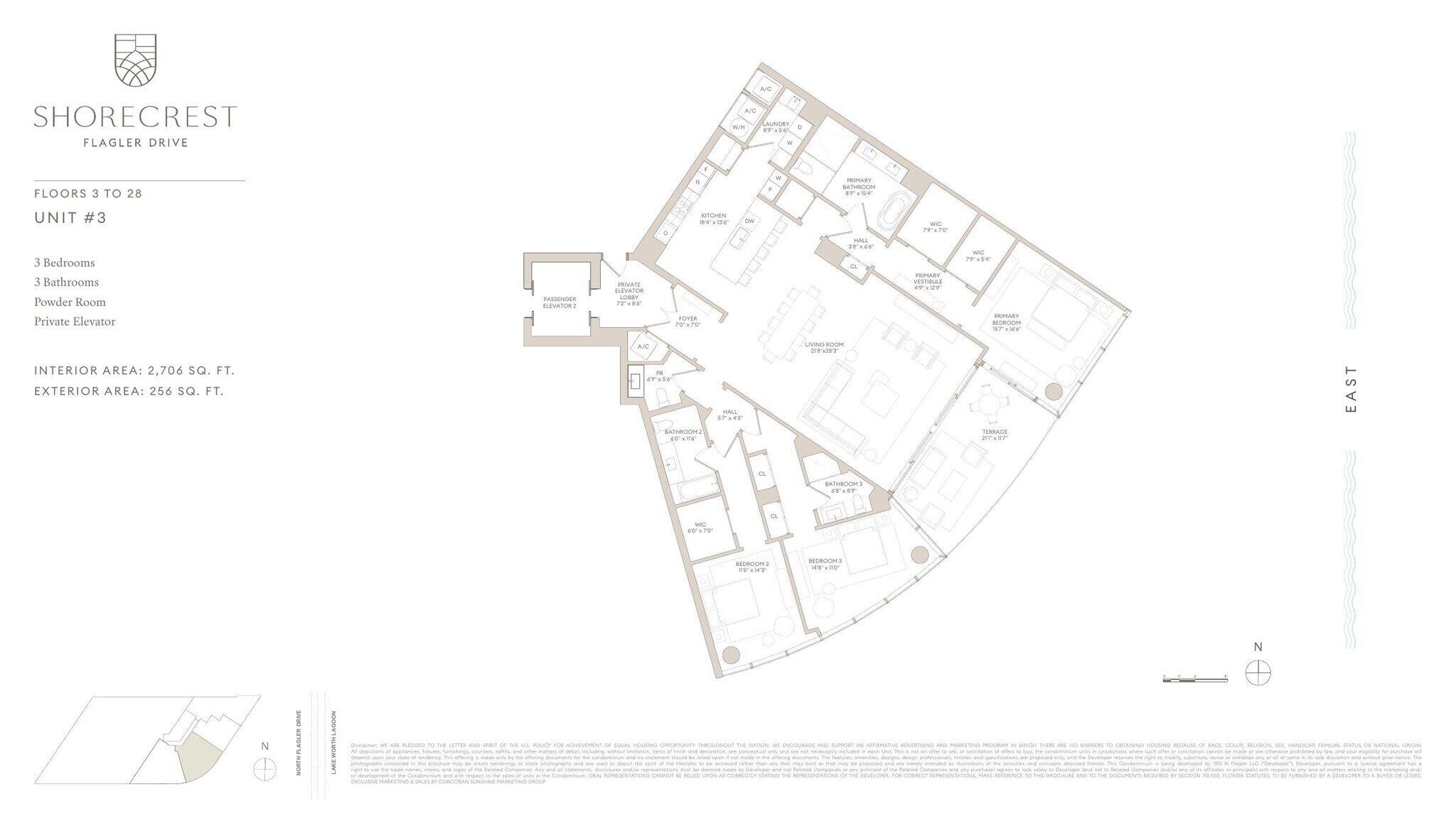 Listing  1865 N Flagler Drive 1703, West Palm Beach, FL 33407, West Palm Beach, FL 33407