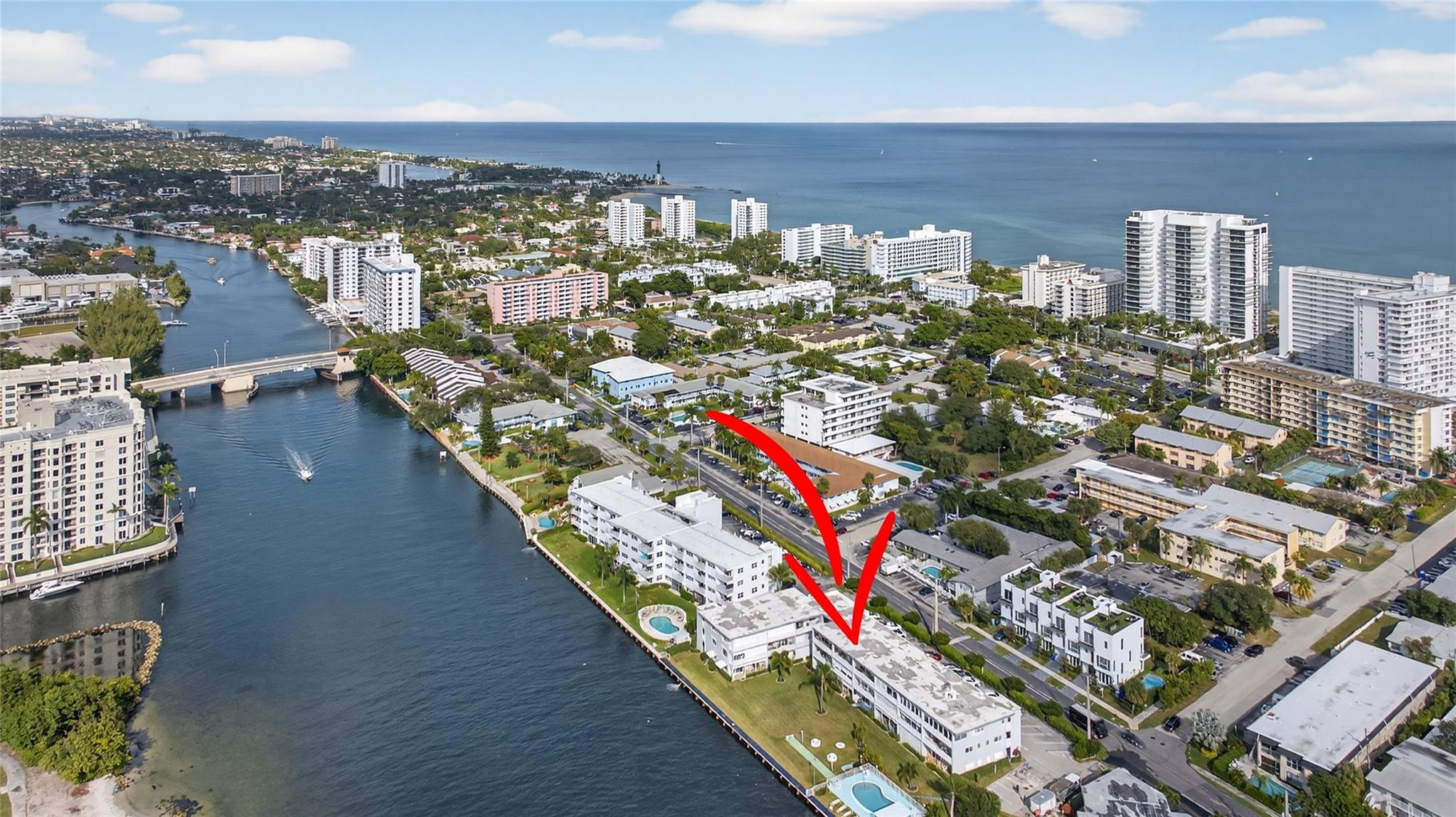 View details of listing 1001 N Riverside Drive 305, Pompano Beach, FL 33062 Pompano Beach with MLS#