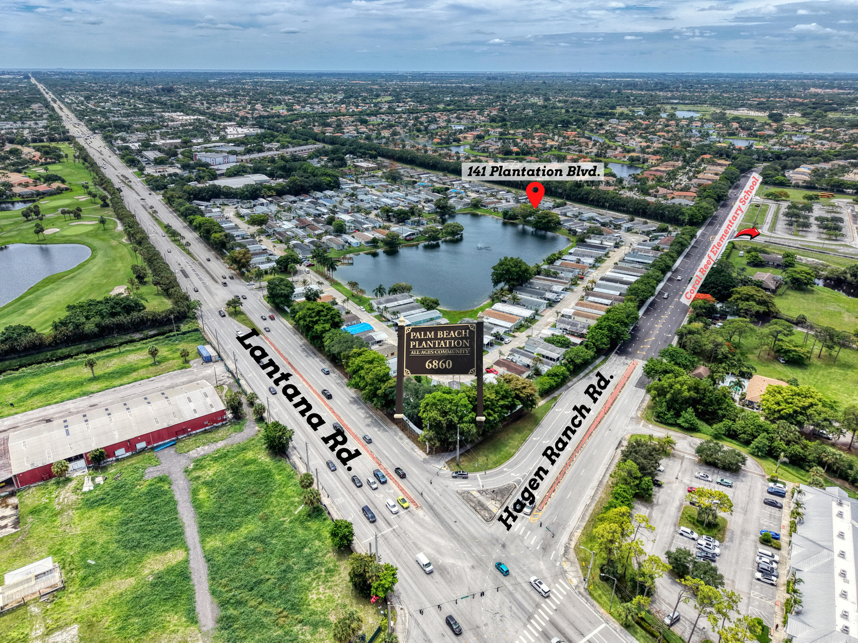 View details of listing 141 Plantation Boulevard, Lake Worth, FL 33467 Lake Worth with MLS#